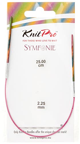 KnitPro K20981 Rundstricknadel, Wood, Mehrfarbig, 25 cm / 2.25mm von KnitPro