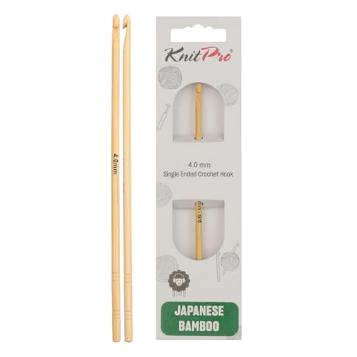 KNITPRO 22503 Crochet Hook, Natural Bamboo, 12 x 0.4 x 0.4 cm KNITPRO 22503 Crochet Hook, Natural Bamboo, 12 x 0.4 x 0.4 cm von KnitPro