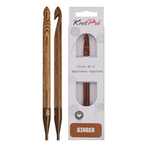 KNITPRO KP31271 Häkelnadel, Holz, Assorted, 9 mm von KnitPro