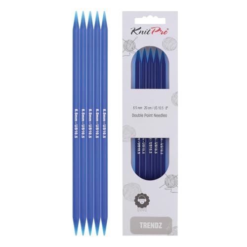 KnitPro 20 cm x 6,50 mm Strumpfstricknadel-Nadeln, Mehrfarbig von KnitPro
