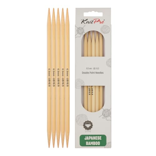 KnitPro K22133 Strumpfstricknadeln, Bamboo, Natur, 20 x 0.65 x 0.65 cm, 5 Count von KnitPro