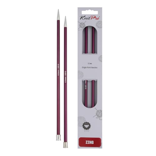 KnitPro Zing Lange Nadeln 10" (25cm) | 6mm von KnitPro