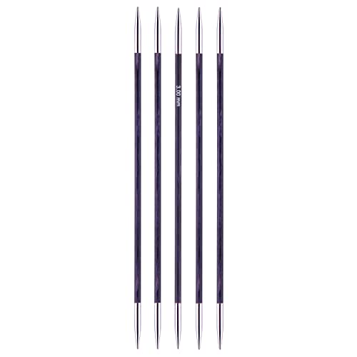 KnitPro 29005 Sockenstricknadel, Holz / Messing, violett, 15 x 0,3 x 0 von KnitPro
