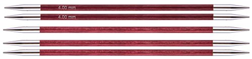KnitPro 29037 Sockenstricknadel, Holz / Messing, fuchsia, 20 x 0,4 x 0 von KnitPro