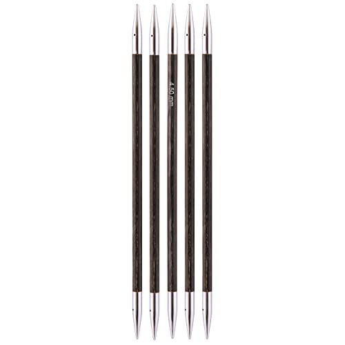 KnitPro 29040 Sockenstricknadel, Holz / Messing, grün, 20 x 0,55 x 0,5 von KnitPro