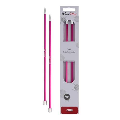 KnitPro K47301 Stricknadel mit Knopf, Metall, Rosa, 35cm / 5mm KnitPro K47301 Stricknadel mit Knopf, Metall, Rosa, 35cm / 5mm von KnitPro
