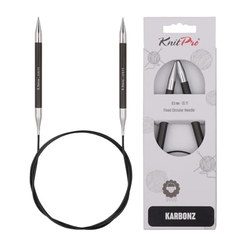 KnitPro Karbonz Rundstricknadeln 60cm, 8,00mm Rundstricknadel, Karbon/Messing, Multi-Colour, 22x11x0.5 cm KnitPro Karbonz Rundstricknadeln 60cm, 8,00mm Rundstricknadel, Karbon/Messing, Multi-Colour, 22x11x0.5 cm von KnitPro