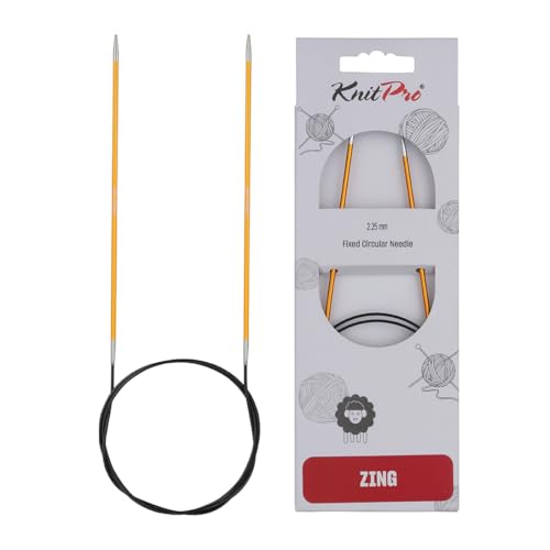 KnitPro K47092 Rundstricknadel, Metal, Gelb, 60cm / 2.25mm KnitPro K47092 Rundstricknadel, Metal, Gelb, 60cm / 2.25mm von KnitPro