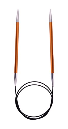 KnitPro K47094 Rundstricknadel, Metal, Orange, 60cm / 2.75mm von KnitPro