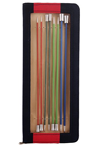 KnitPro K47405 Stricknadel Set mit Knopf, Metall, rot, 25cm / 2.5-3-3.5-4-4.5-5-5.5-6mm KnitPro K47405 Stricknadel Set mit Knopf, Metall, rot, 25cm / 2.5-3-3.5-4-4.5-5-5.5-6mm von KnitPro
