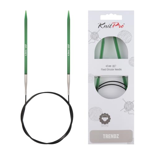 KnitPro Trendz: Knitting Pins: Circular: Fixed: 60cm x 4.50mm, Kunststoff, Sortiert, 60cm x 4.5mm von KnitPro