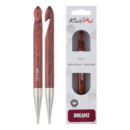 KnitPro Dreamz Austauschbarer afghanischer/tunesischer Haken, 12 mm KnitPro Dreamz Austauschbarer afghanischer/tunesischer Haken, 12 mm von KnitPro