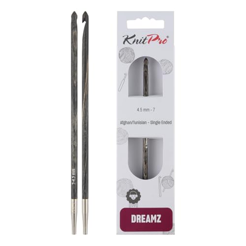 KnitPro Dreamz Afghanische/tunesische Häkelnadeln | 4,5 mm von KnitPro