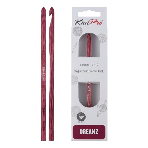 KnitPro Dreamz Einfache Häkelnadeln | 6 mm KnitPro Dreamz Einfache Häkelnadeln | 6 mm von KnitPro
