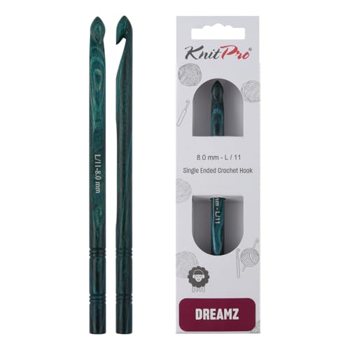 KnitPro Dreamz Einfache Häkelnadeln | 8 mm KnitPro Dreamz Einfache Häkelnadeln | 8 mm von KnitPro