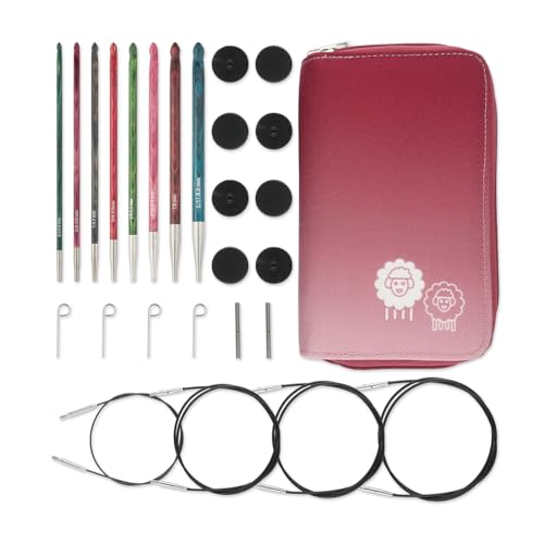 KnitPro Dreamz Tunesisches Häkelnadelset Deluxe - 1Stk KnitPro Dreamz Tunesisches Häkelnadelset Deluxe - 1Stk von KnitPro