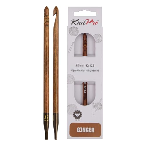 KnitPro Ginger Afghanische/Tunesische Häkelnadel | 6,5mm KnitPro Ginger Afghanische/Tunesische Häkelnadel | 6,5mm von KnitPro