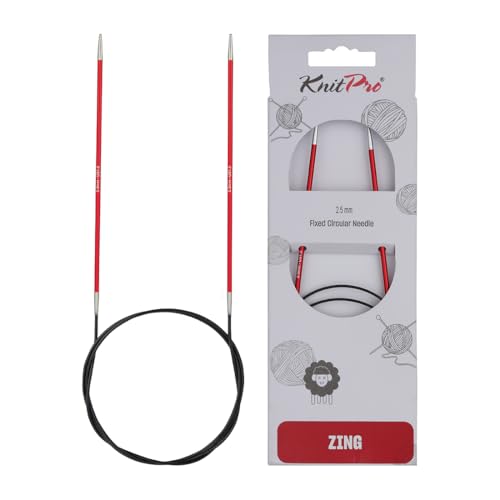 KnitPro International Rundstricknadel ZING 2,50 mm granat 40 cm, Rot KnitPro International Rundstricknadel ZING 2,50 mm granat 40 cm, Rot von KnitPro
