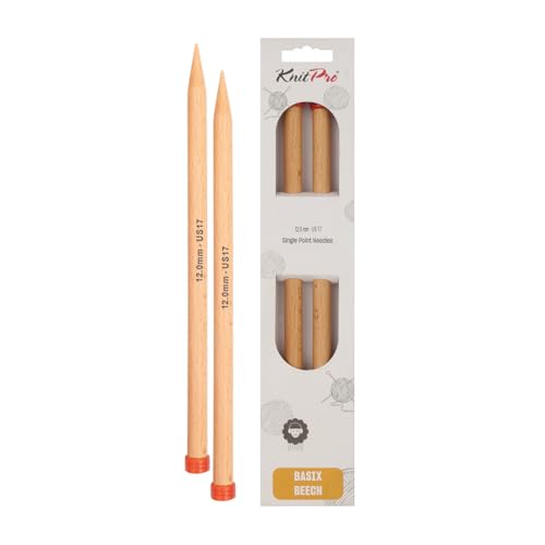 KnitPro K35288 Jackenstricknadeln, Wood, Beige, 12 mm, 2 KnitPro K35288 Jackenstricknadeln, Wood, Beige, 12 mm, 2 von KnitPro