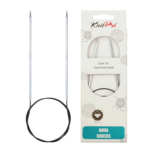 KnitPro K12172 Rundstricknadel, Silber, 2.75mm von KnitPro