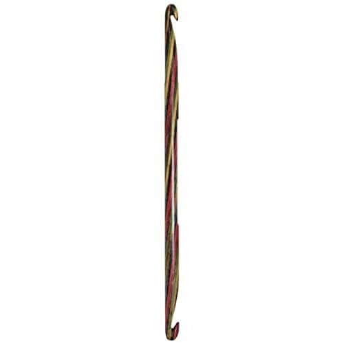 KnitPro K20728 Doppelseitiges Häkelnadel, Wood, Mehrfarbig, 6-6,5 mm von KnitPro