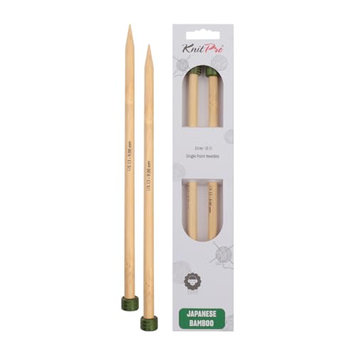 KnitPro K22335 Jackenstricknadeln, Bamboo, Braun, 30 cm x 9 mm, 2 KnitPro K22335 Jackenstricknadeln, Bamboo, Braun, 30 cm x 9 mm, 2 von KnitPro