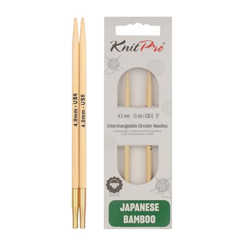 KnitPro K22403 Rundstricknadel, Bamboo, Natur, 12 x 0.4 x 0.4 cm, 2 Count KnitPro K22403 Rundstricknadel, Bamboo, Natur, 12 x 0.4 x 0.4 cm, 2 Count von KnitPro