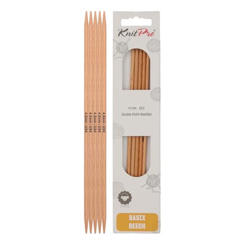 KnitPro K35117 Strumpfstricknadeln, Wood, Braun, 4 mm, 5 KnitPro K35117 Strumpfstricknadeln, Wood, Braun, 4 mm, 5 von KnitPro