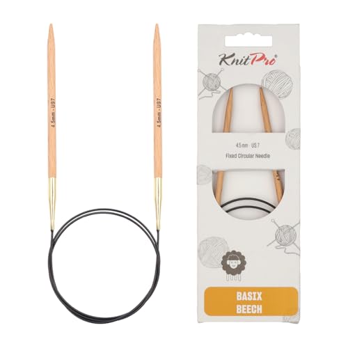 KnitPro K35405 Rundstricknadel, Birkenholz, Beige, 4,5 mm KnitPro K35405 Rundstricknadel, Birkenholz, Beige, 4,5 mm von KnitPro
