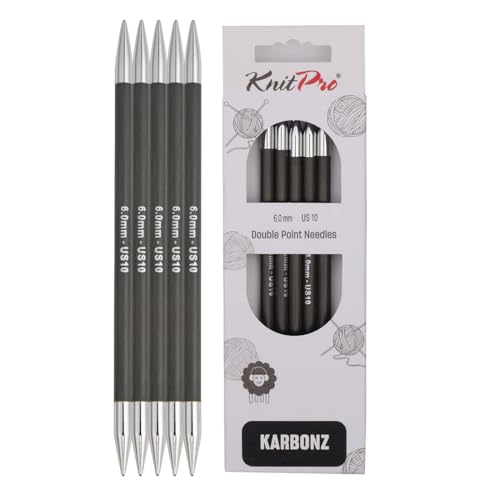 KnitPro K41117 Strumpfstricknadeln, Karbon/Messing, Schwarz, 21x5x0.5 cm, 5 KnitPro K41117 Strumpfstricknadeln, Karbon/Messing, Schwarz, 21x5x0.5 cm, 5 von KnitPro