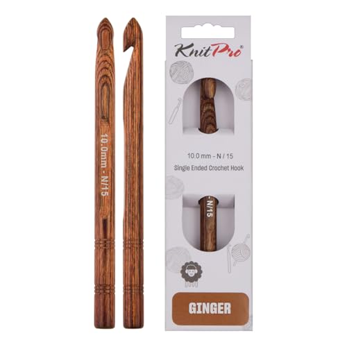 KnitPro – KnitPro Ingwer (10,00 mm) Häkelnadel – 1 Stück KnitPro – KnitPro Ingwer (10,00 mm) Häkelnadel – 1 Stück von KnitPro