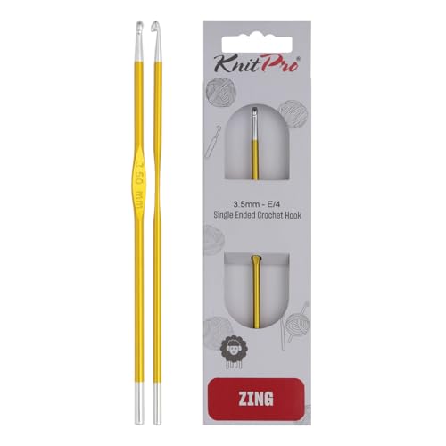 KnitPro KP47467 K47467 Häkelnadel, Metal, Grün, 15cm / 3.5mm KnitPro KP47467 K47467 Häkelnadel, Metal, Grün, 15cm / 3.5mm von KnitPro
