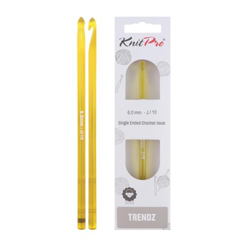 KnitPro KP51283 Häkelnadel, Acryl, Trendz, 15 cm x 6 mm KnitPro KP51283 Häkelnadel, Acryl, Trendz, 15 cm x 6 mm von KnitPro