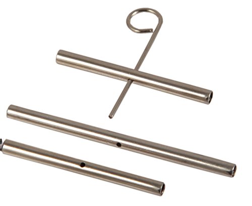 KnitPro Knit Pro Seilverbinder-Set 2 x 35 mm, 1 x 50 mm inkl. Schlüssel Kabel Verbinder, Kunststoff, Lila, Silber, 5x5x1 cm von KnitPro