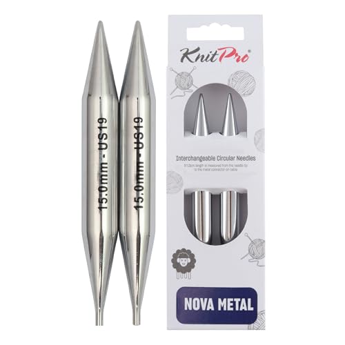 KnitPro - Nova Metall (15,00 mm) austauschbare Strickspitzen - 1 Einheit von KnitPro