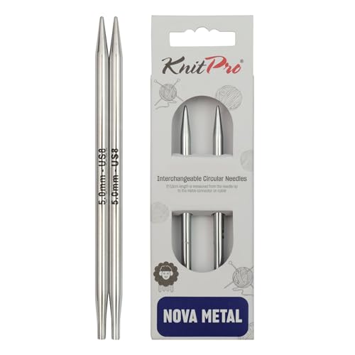 KnitPro NOVA Metall Options Nadelspitzen 5,0 mm 10cm - EXTRA KURZ von KnitPro