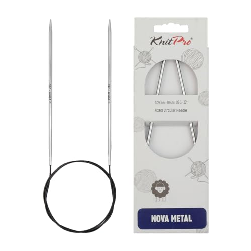 KnitPro Kreuzstich, Metall, Silver, 3,25 mm von KnitPro