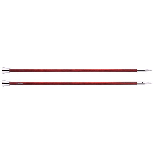 KnitPro Royale: Stricknadeln: Einzelendig: 30 cm x 5,00 mm, Birkenholz, Messing, Mehrfarbig, 30 x 0.5 x 0.5 cm von KnitPro