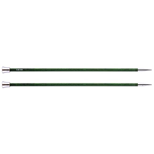 KnitPro Royale: Stricknadeln, einseitig, 25 cm x 5,50 mm, Birkenholz, Messing, Mehrfarbig, 25 x 0.55 x 0.55 cm von KnitPro