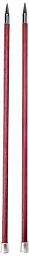 KnitPro Royale: Stricknadeln, einseitig, 25 cm x 6 mm, Birkenholz, Messing, Mehrfarbig, 25 x 0.6 x 0.6 cm von KnitPro