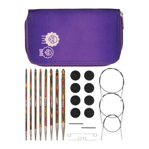 KnitPro Symfonie Afghanisch/Tunesisches Häkelnadel Set | 8 Größen (3,5mm bis 8mm) von KnitPro