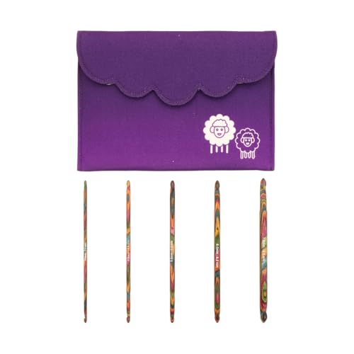 KnitPro Symfonie Doppelseitige Häkelnadel Det | 5 Größen (3mm bis 8mm) von KnitPro