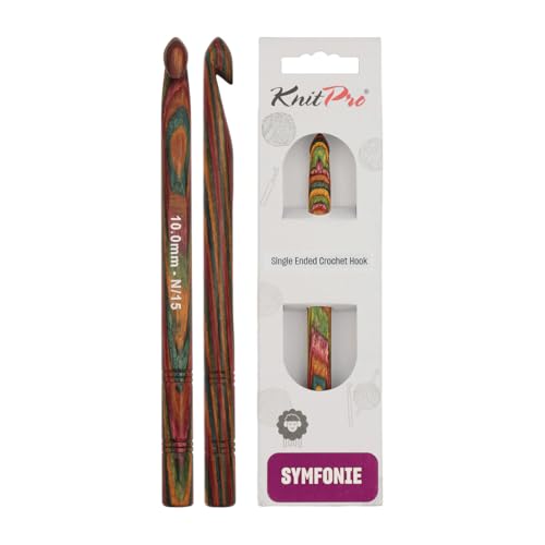 KnitPro Symfonie Einfache Häkelnadeln | 10mm KnitPro Symfonie Einfache Häkelnadeln | 10mm von KnitPro