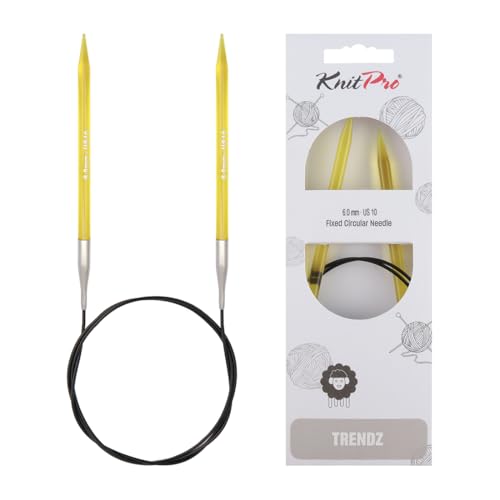 KnitPro Trendz: Knitting Pins: Circular: Fixed: 80cm x 6.00mm, Sortiert, KP51087 von KnitPro