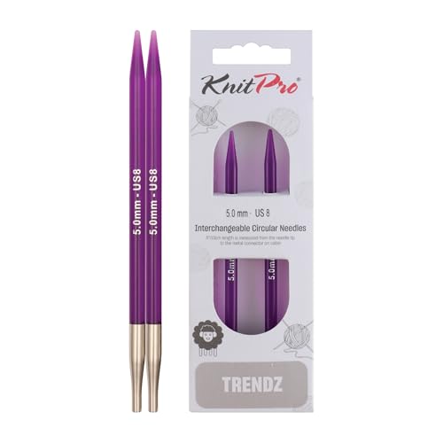 KnitPro Trendz: Knitting Pins: Circular: Interchangeable: 5.00mm, Acryl, Sortiert, 5mm KnitPro Trendz: Knitting Pins: Circular: Interchangeable: 5.00mm, Acryl, Sortiert, 5mm von KnitPro