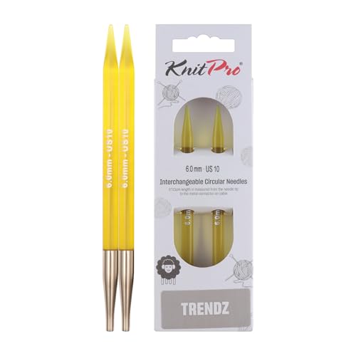 KnitPro Trendz: Knitting Pins: Circular: Interchangeable: 6.00mm, Acryl, Sortiert, 6mm KnitPro Trendz: Knitting Pins: Circular: Interchangeable: 6.00mm, Acryl, Sortiert, 6mm von KnitPro