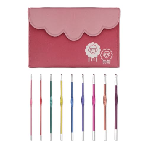 KnitPro Zing Häkelnadel-Set, einseitig, 2,00, 2,50, 3,00, 3,50, 4,00, 4,50, 5,00, 5,50 und 6,00 mm, bunt KnitPro Zing Häkelnadel-Set, einseitig, 2,00, 2,50, 3,00, 3,50, 4,00, 4,50, 5,00, 5,50 und 6,00 mm, bunt von KnitPro