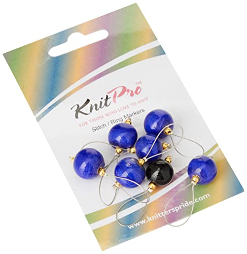 KnitPro Zooni Maschenmarkierer, Alle, Blau Schwarz, Sortiert KnitPro Zooni Maschenmarkierer, Alle, Blau Schwarz, Sortiert von KnitPro