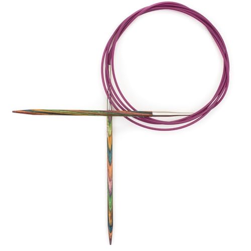 KnitPro K21386 Rundstricknadel, Wood, Mehrfarbig, 6 mm von KnitPro