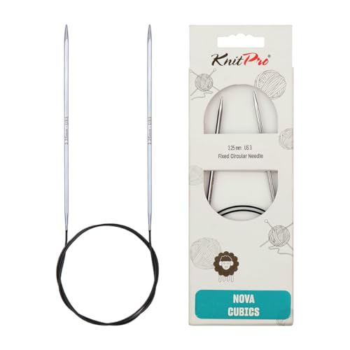KnitPro K12154 Rundstricknadel, Messing, Silber, 3,25 mm KnitPro K12154 Rundstricknadel, Messing, Silber, 3,25 mm von KnitPro